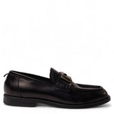 Italian Men Black Leather Shoes #4951